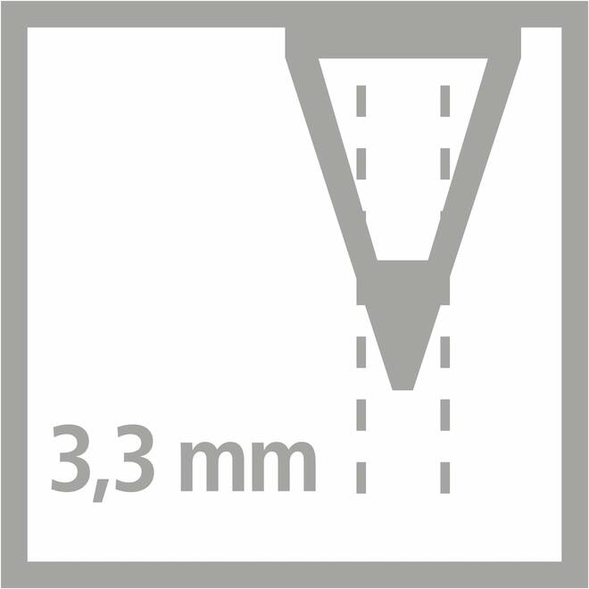 Kleurpotlood STABILO All wit, 12 stuks